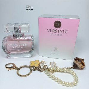 عطر-ادکلن-ورستایل-کریستال-روونا-زنانه-ورساچه-صورتی-Rovena Verstyle Crestel